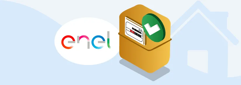 Persona che legge i numeri sul display del contatore elettronico