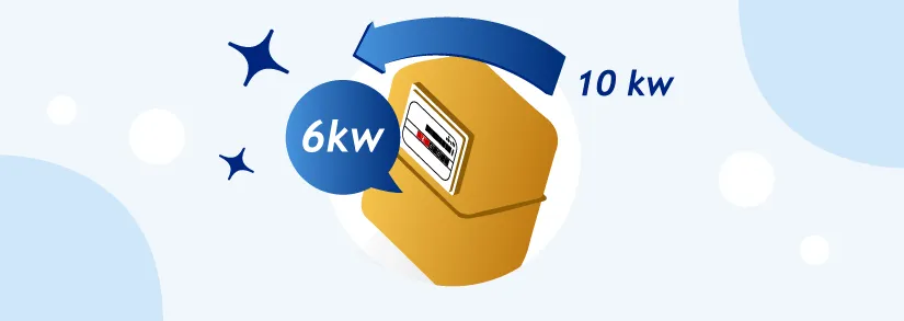 Contatore elettronico Enel installato a parete in un ingresso domestico