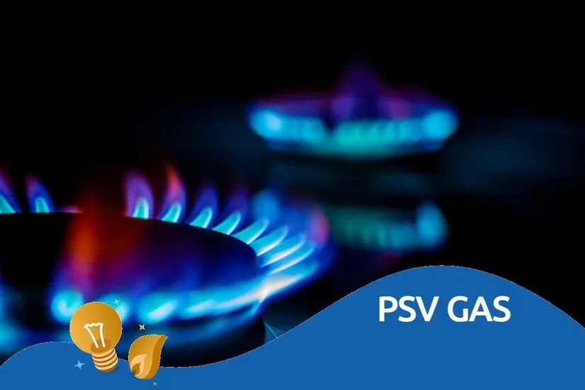 Rete di gasdotti e indicatori di mercato, simbolo del PSV come hub virtuale del gas italiano