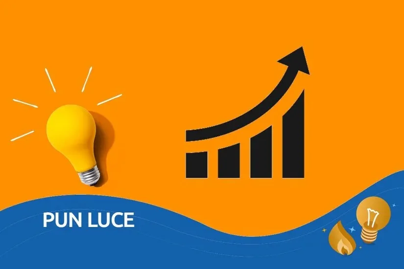 Tralicci dell'alta tensione e mercato elettrico, simbolo dell'andamento del PUN luce