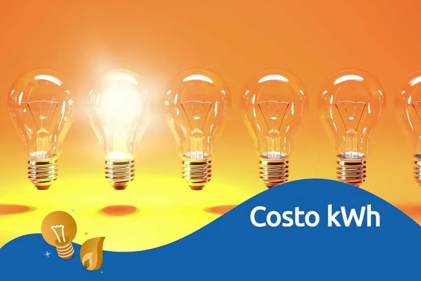 Bolletta della luce con dettaglio del costo al kWh