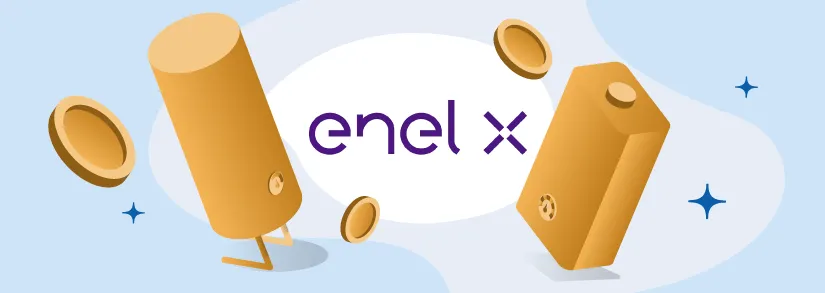 Tecnico che esegue la manutenzione di una caldaia a condensazione, simbolo del servizio caldaia Enel X
