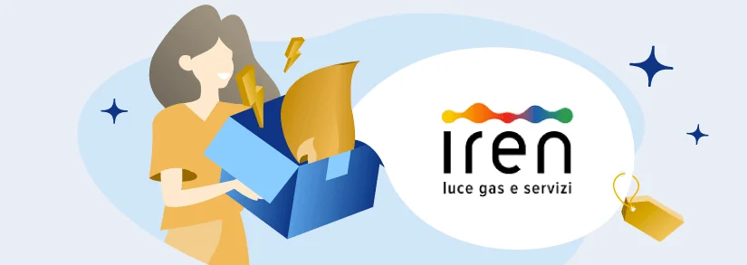 Mappa del mercato libero italiano con il logo Iren tra i principali operatori